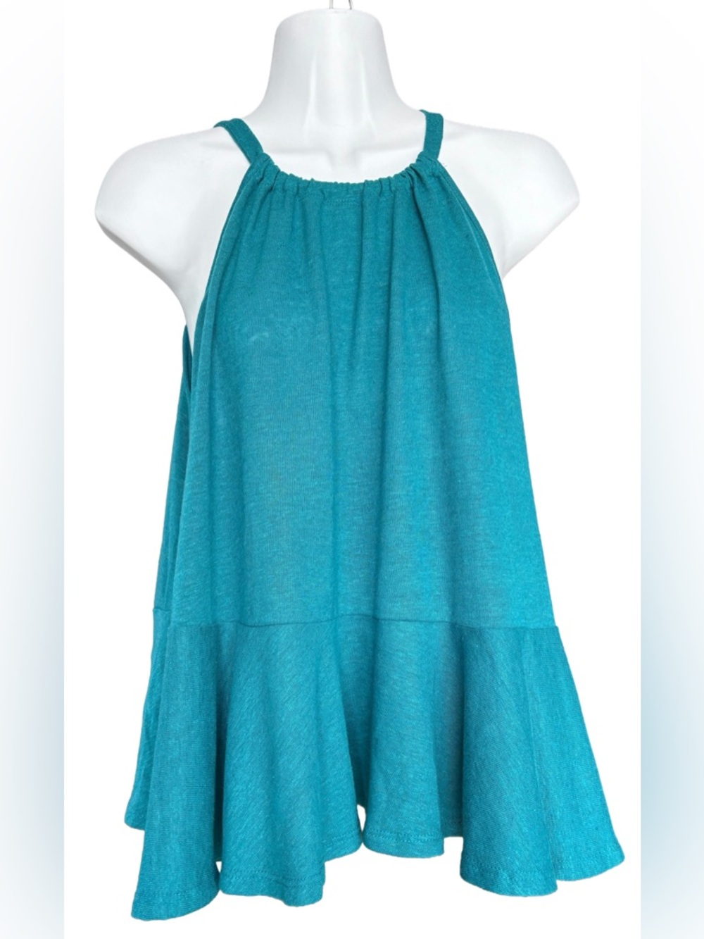 Old Navy Teal Sleeveless Halter Tunic